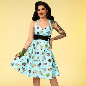 Pinup Girl Clothing Lady Wrestlers Zooey Dress